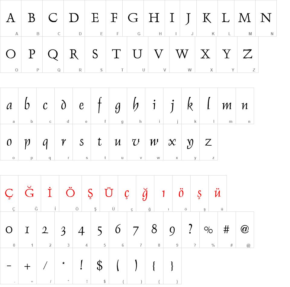 TR Dauphin font